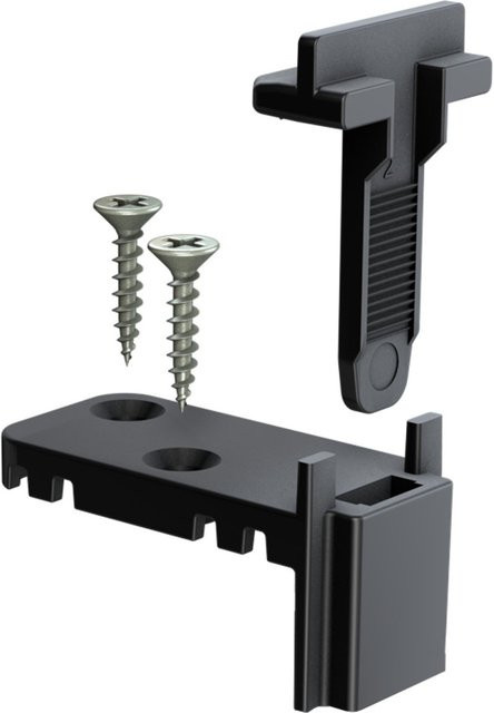 Terracon Terrastart Dielenbefestigung 20er Set aus Edelstahl und Nylon in Schwarz für Alu- und Holzunterkonstruktionen - Bild 3
