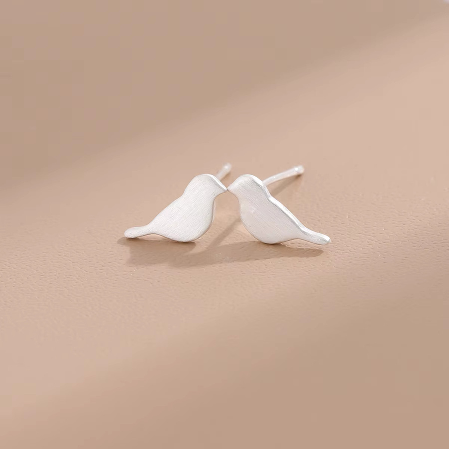 GaGa-Duck Ohrstecker, 925 Sterling Silber, Vogel-Design, Damen - Bild 3