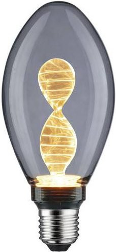 Paulmann LED Kerzenlampe E27 in Gold, 3.5W warmweiß, Durchmesser: 7,5 cm, Höhe: 16,4 cm - Bild 1