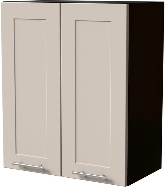 Feldmann-Wohnen Hängeschrank Oslo in Schwarz und Kaschmir Matt mit Soft-Close-Türen, B/T/H: 60 x 32,5 x 72 cm - Bild 1