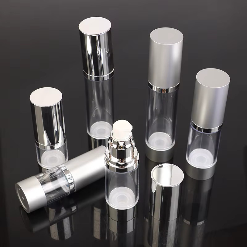 KuZHEN Leere Vakuumpumpflaschen, UV-Silber, Unisex, für Gesicht - Bild 3