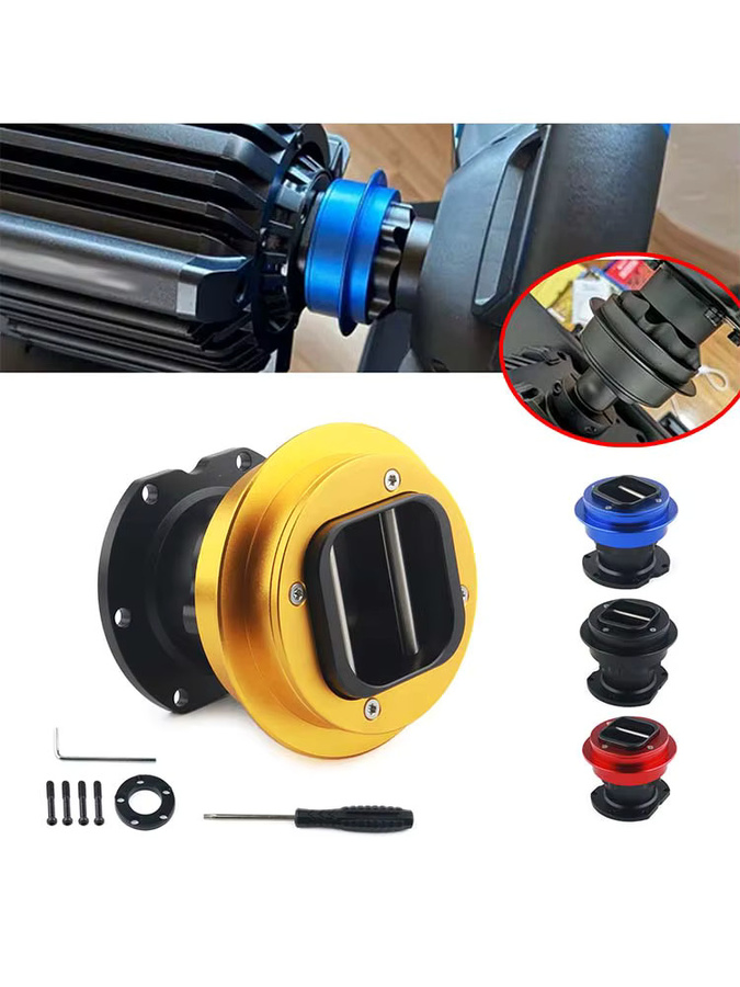 Fanatec QR2 Wheel Side und QR2 Pro Wheel Side Lenkradzubehör in Gelb - Bild 4