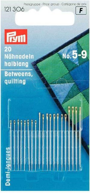 Prym Nähnadeln halblang silber No. 5-9, 20 Stück - Bild 1