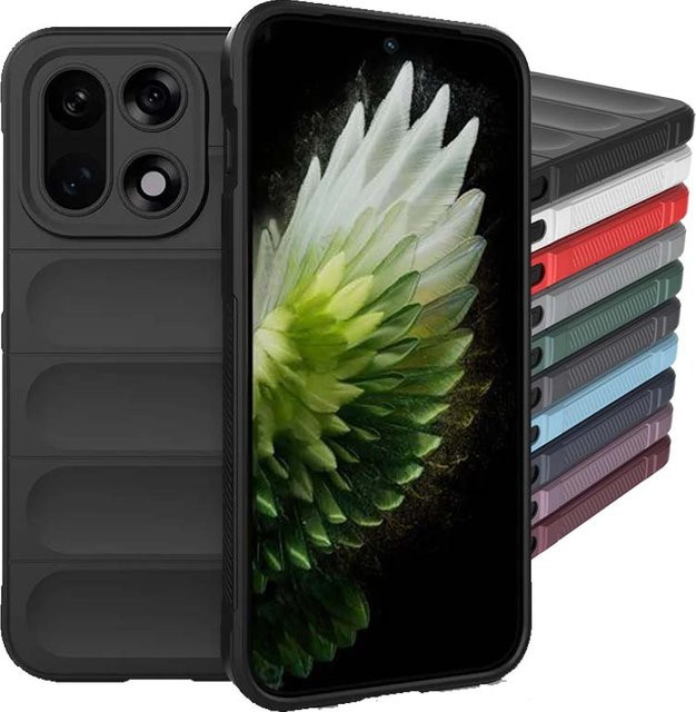Stoßfeste Silikon Schutzhülle für OnePlus 15 und OnePlus 15R 5G in Schwarz oder Weiß - Bild 1
