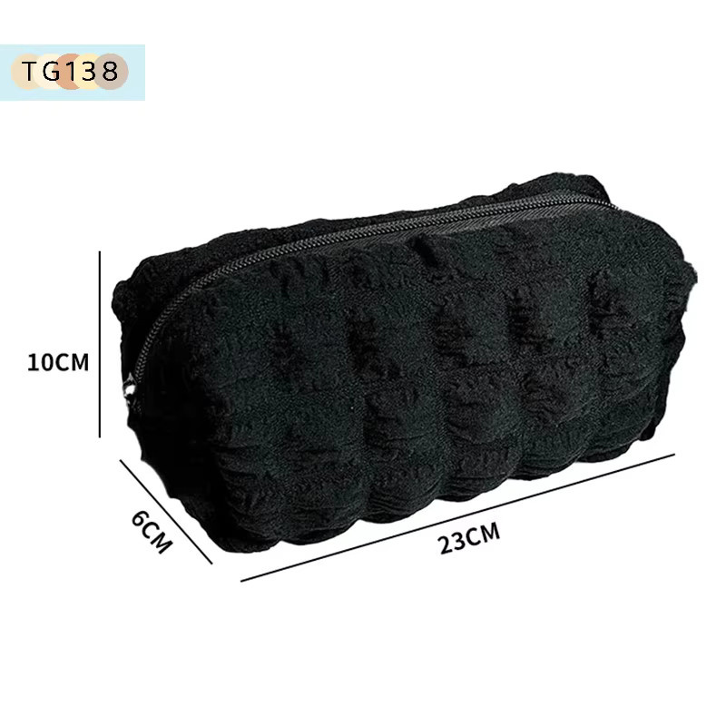 Kreative Kosmetiktasche in Schwarz als vielseitiges Federmäppchen mit großem Fassungsvermögen für Mädchen und Schulbedarf - Bild 3