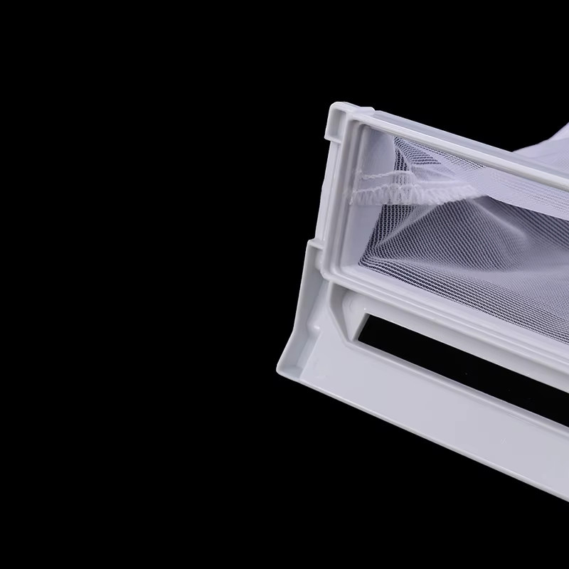 2 Stück Waschmaschinen Flusenfilter Mesh Haarfänger Tasche für LG Waschmaschinen in Weiß - Bild 3