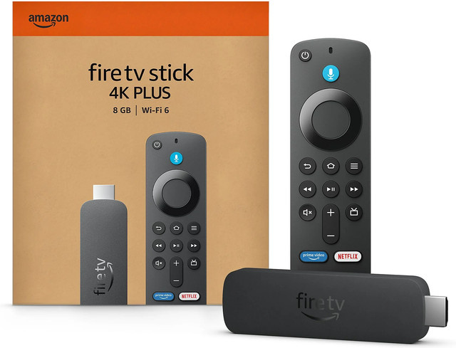 Amazon Fire TV Stick 4K UHD Streaming-Stick, 2. Generation, Schwarz - Bild 1