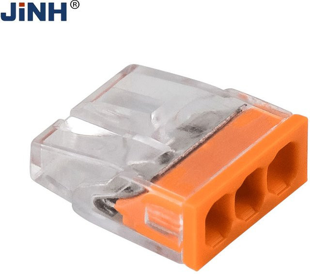 CMK20 100 Stück Transparente Mini-Schnellverbinder Klemmenblock aus Edelstahl für deine elektrische Verkabelung - Bild 1