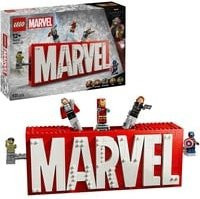 LEGO Marvel Super Heroes Marvel Logo & Minifiguren Konstruktionsspielzeug - Bild 3