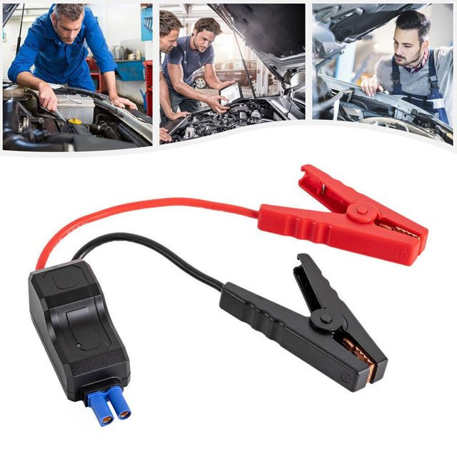 EC5 Starthilfe Kabel Set mit USB-C Anschluss und Alligator Klemmen in Multicolour für Auto und Lkw - Bild 1