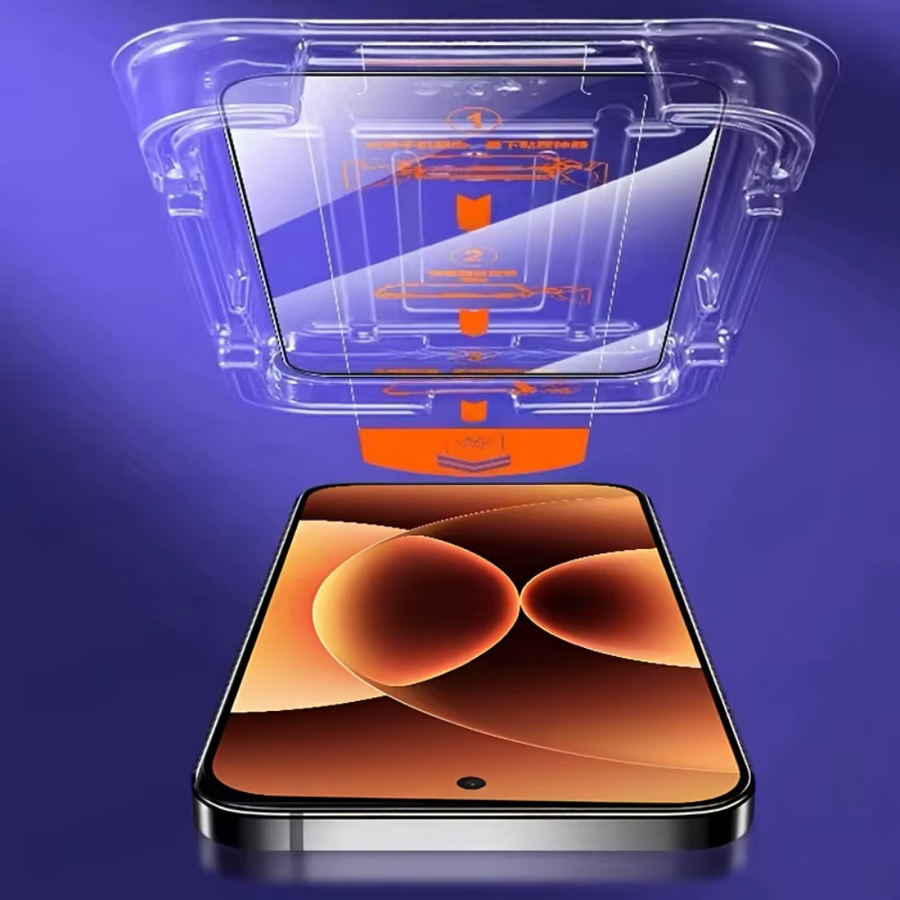 2 Stück Full Cover Displayschutzfolie aus gehärtetem Glas für Xiaomi Poco F8 F7 Ultra F6 F5 Pro und Poco X7 X6 X5 Pro, transparent - Bild 4
