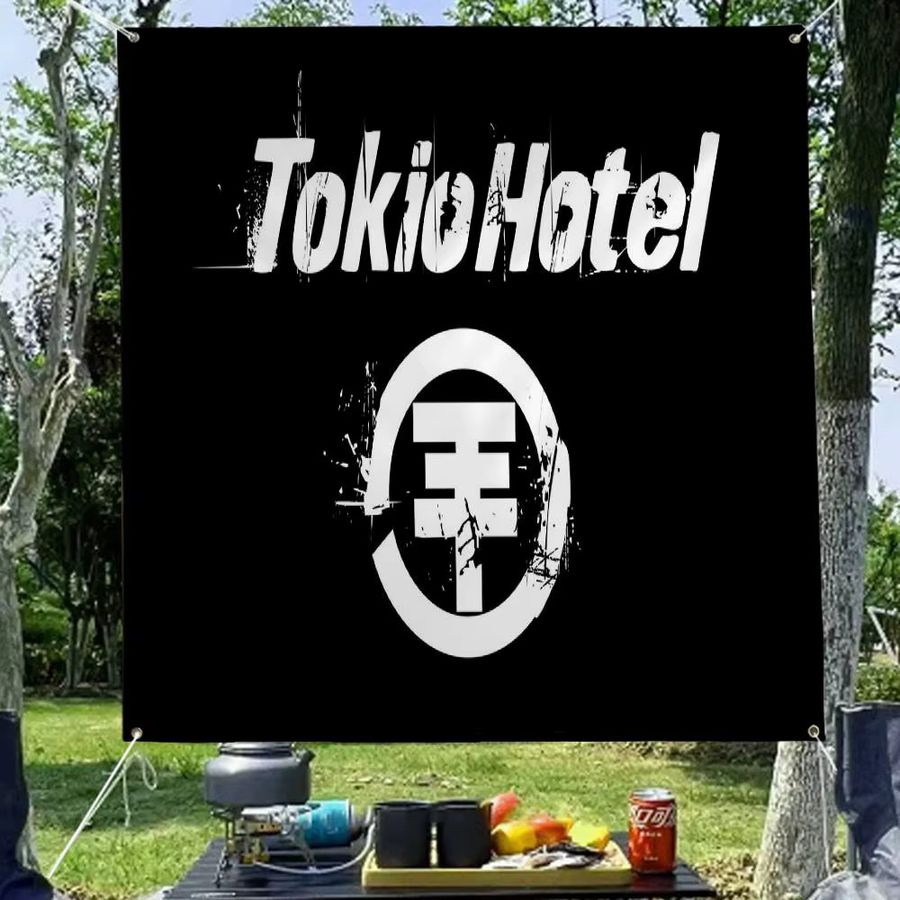 T-Tokio H-Hotel Band Cartoon Wandbehang Science Fiction Banner für dein Zimmer - Bild 5