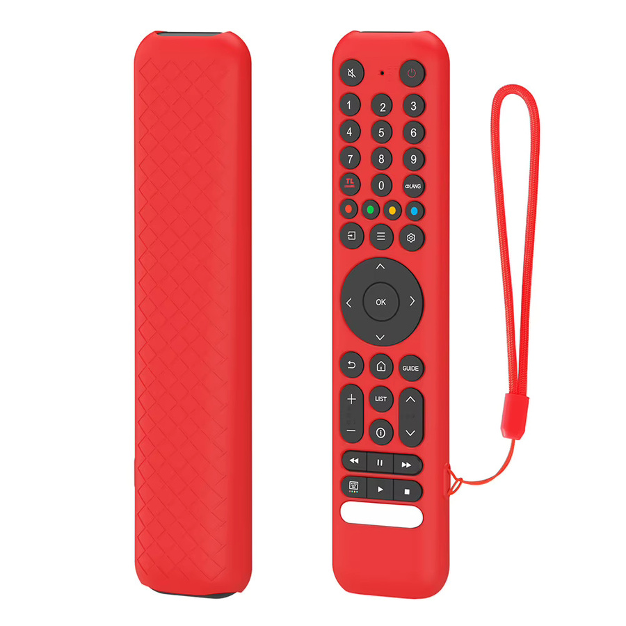 Silikon-Fernbedienungshülle für TCL RC716/RC833 GUB1 in Weiß, schützende Anti-Drop-Hülle für deinen Controller - Bild 2