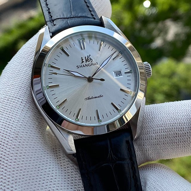 KEAOIRUS Armbanduhr Automatik, Edelstahl, 40 mm, Leder, Schwarz, Herren - Bild 1