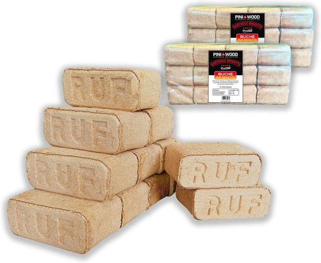 PINI Holzbriketts aus 100% Buche, 20 kg - Bild 1