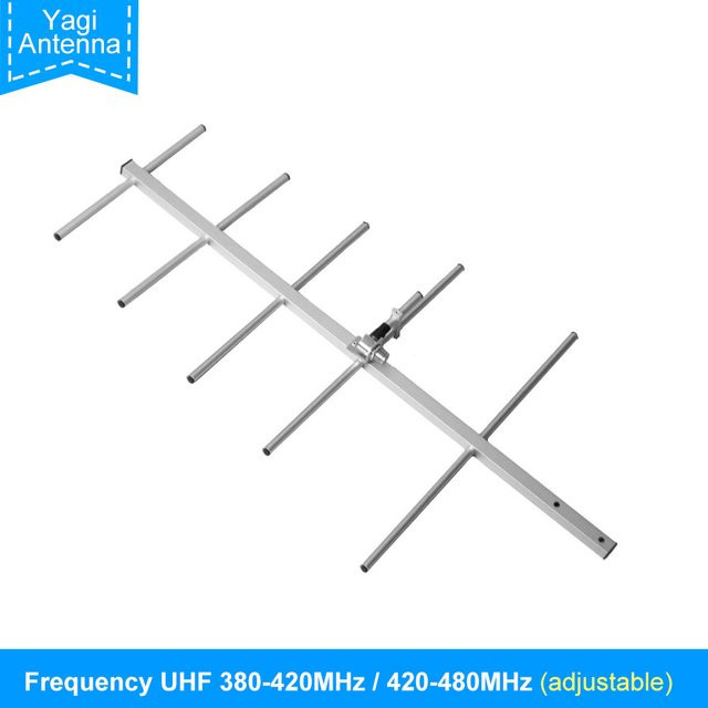 Ailunce AY02 faltbare Yagi-Antenne in Silber als UHF-Richtantenne für Funkgeräte und Walkie-Talkies - Bild 1