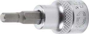 BGS Bit-Einsatz 2722 in Silber mit 10 mm (3/8") Innenvierkant-Antrieb und 3/16" Innensechskant - Bild 1