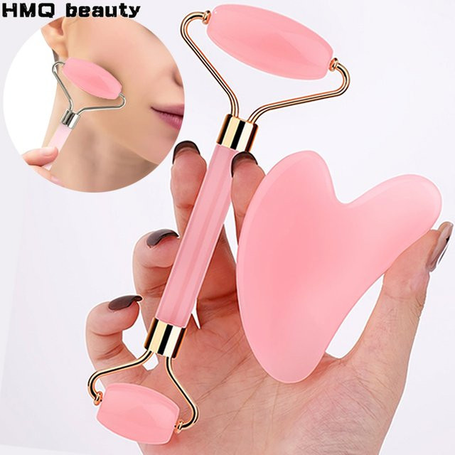 HMQ beauty Eis Gesicht Roller und Gua Sha Schaber Set, Unisex - Bild 1