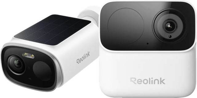 Reolink Argus B340S mit Home Hub 1 Lite WLAN Überwachungskamera in Weiß - Bild 1
