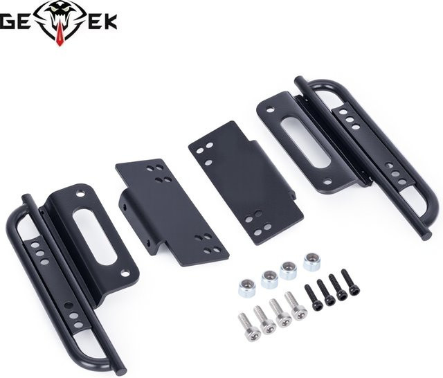 Axial Rock Rails Metall-Seitenpedale, Fußplatten, 1:24, Zubehör - Bild 1