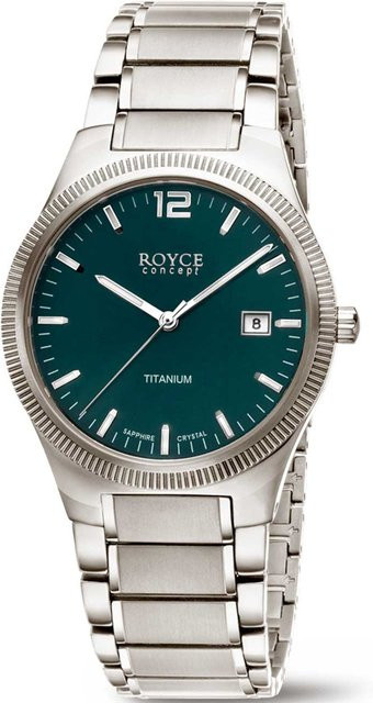 Boccia Herrenuhr, Titan, Quarz, Saphirglas, 39 mm, Grün, 5 ATM - Bild 1