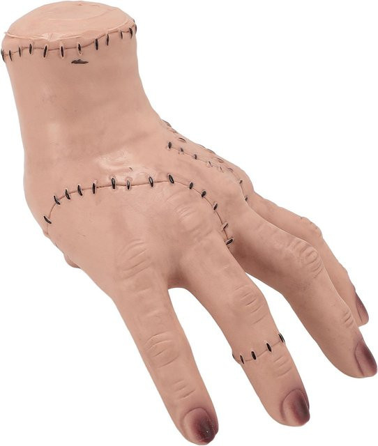 Koogeelife Gruselige gebrochene Hand als Horror-Requisite für Halloween in Beige - Bild 1