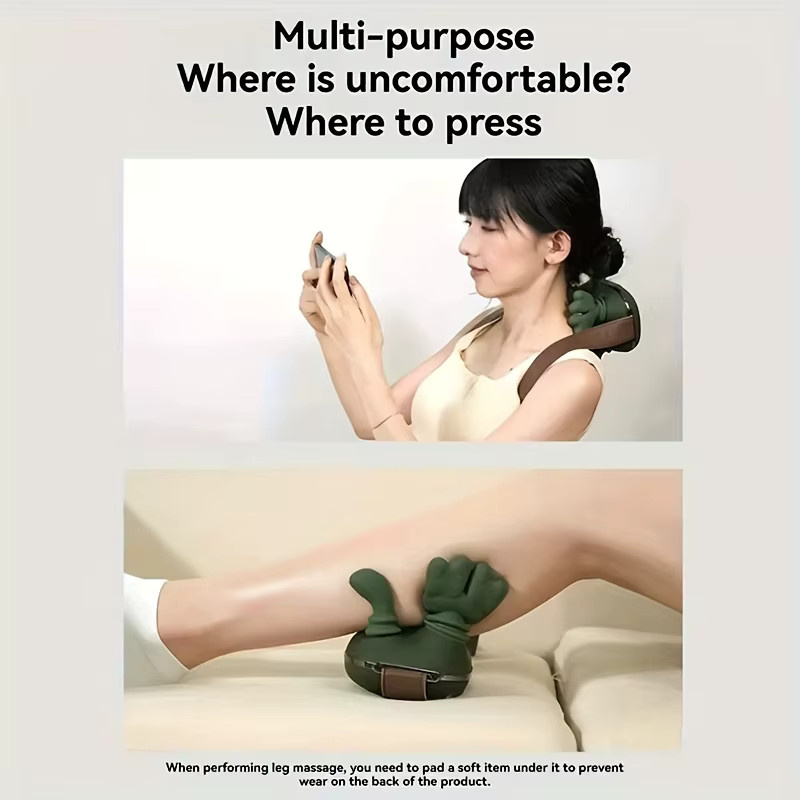 4DBionic Finger Wireless Nacken- und Schultermassagegerät, Green - Bild 6