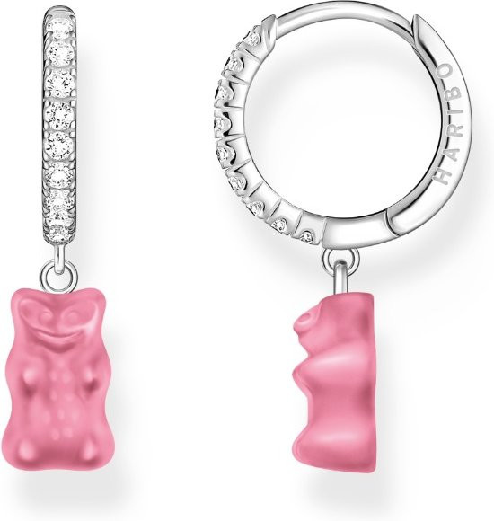 Thomas Sabo Creole 925 Silber, Goldbär, Zirkonia, Damen, 28,0 mm - Bild 1