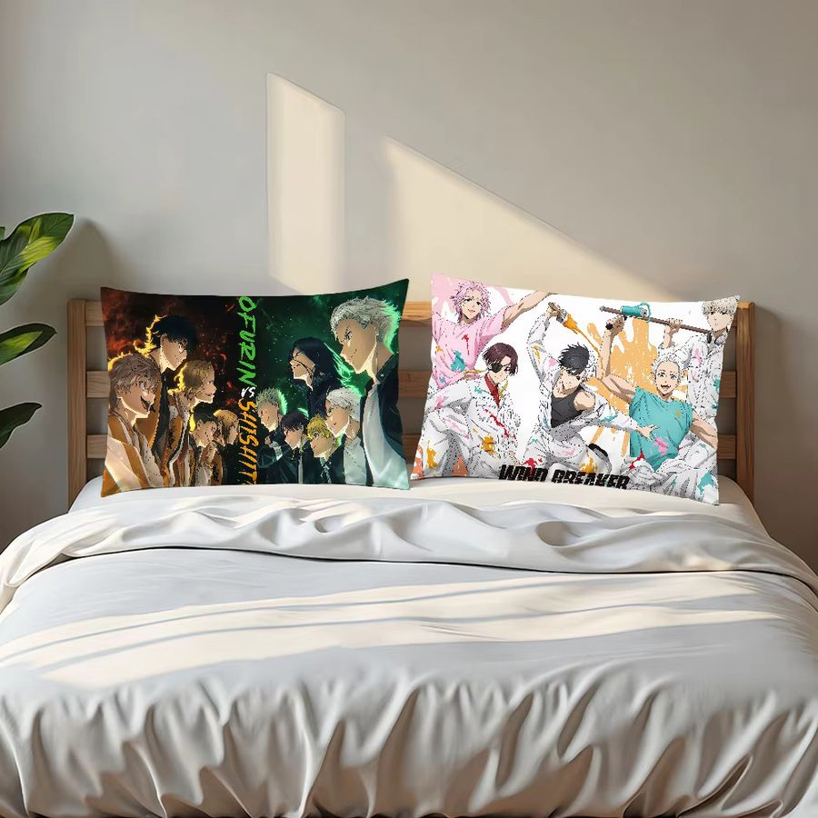 Sanrio Anime Comic W-Windbreaker 2 Kissenbezug für Sofa und Wohnzimmer - Bild 4