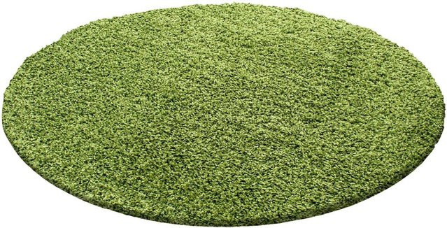 Ayyildiz Hochflorteppich Life Shaggy rund Grün Durchmesser: 120 cm - Bild 1