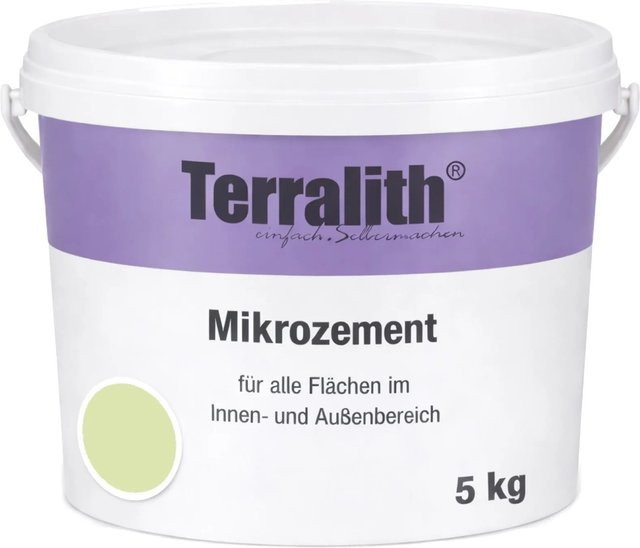 Terralith Mikrozement Fix & Fertig LFC0541 in Grün, 5 kg für 4,25 qm - Bild 1