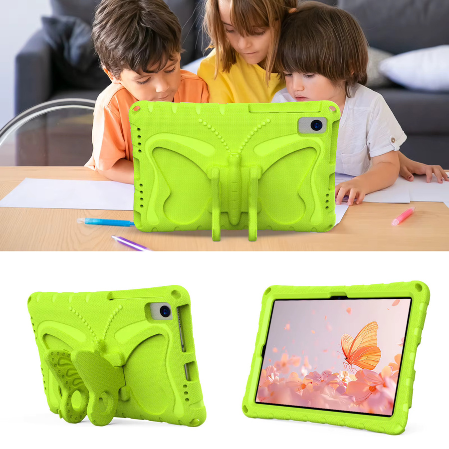 EVA Kinder Schutzhülle mit süßem 3D Butterfly Cartoon Design für Samsung Galaxy Tab S6 Lite, S5e, Tab A7 und Tab A 10,5 Zoll (P610, P619, T720, T500) - Bild 2