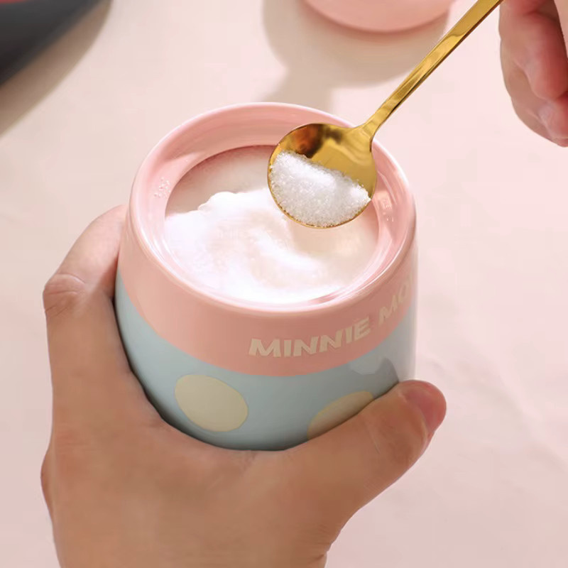 Disney Mickey Keramik Gewürzbehälter-Set in Multicolour mit Löffel für Salz, Pfeffer und Soßen - Bild 5
