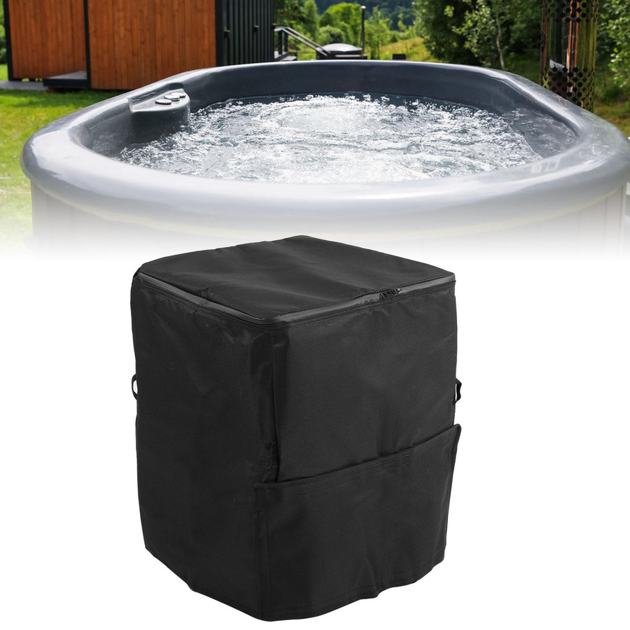 Igeteck Whirlpool Pumpenabdeckung aus isoliertem Oxford-Gewebe mit Aluminiumfolie und wasserdichtem Reißverschluss - Bild 3