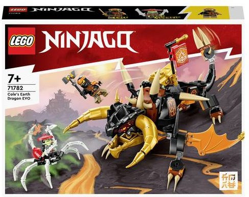 LEGO NINJAGO 71782 Coles Erddrache EVO Drachen-Set mit Ninja und Skorpion