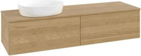 V&B Waschtischunterschrank Antao ohne Frontstruktur in Honey Oak, B/T: 160 x 50 cm - Bild 1