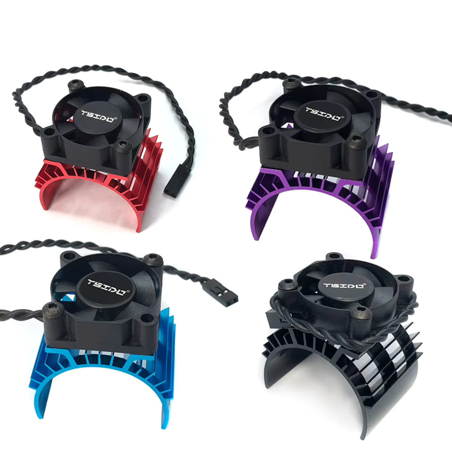 Ysido Bürstenloser Elektromotor Abdeckung Kühlkörper Lüfter für WLtoys 124017 124016 Teile - Bild 4