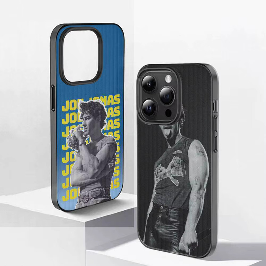 Joe Jonas Handyhülle für iPhone 17 16 15 14 13 12 11 mit geriffeltem mattiertem Design und rutschfestem Griff - Bild 2