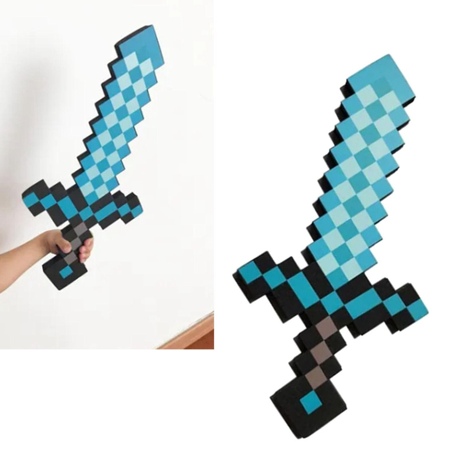 Neoglint Diamantschwert, Minecraft, Fantasy, Zubehör, Blau, Schaumstoff - Bild 3