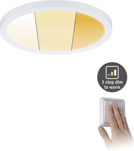 Paulmann Areo VariFit LED-Einbaupanel Weiß, 15W, IP44, dimmbar, Durchmesser: 17,5 cm - Bild 1