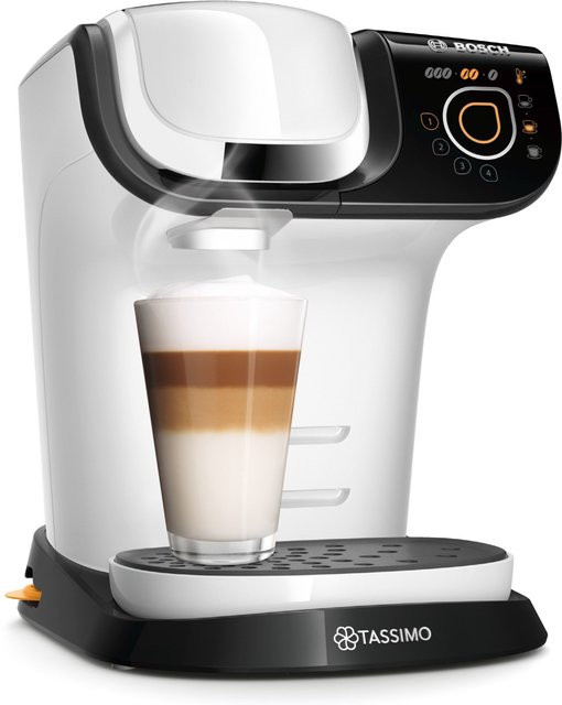 Bosch Tassimo My Way 2 TAS6504 Kapselmaschine in Weiß und Schwarz - Bild 1