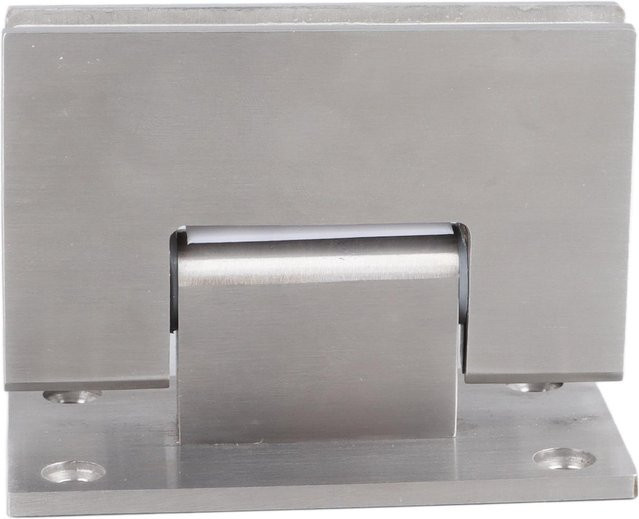 Doppelt öffnende Türscharniere von mfySpace aus Edelstahl in Silber, 90 Grad Scharniere für Badezimmerschränke und Vitrinen - Bild 1