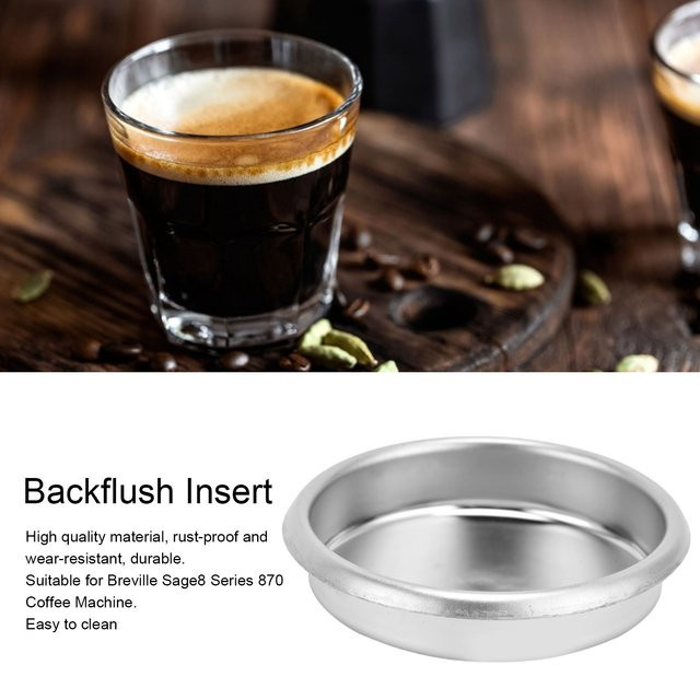 Sage Blindfilter aus Edelstahl für Breville Sage 870 Serie, 54 mm, Silber - Bild 1
