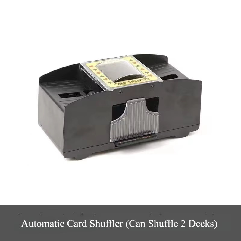MYGVN Automatischer Multi-Game-Kartenmischer, Partyspiel, Schwarz - Bild 4