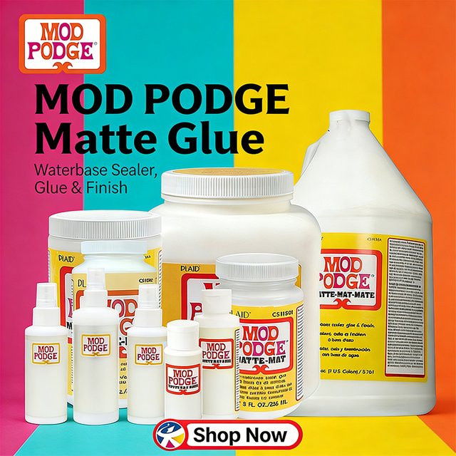 Mod Podge Matte Sealer Kleber und Versiegelungsmittel, transparent, schnell trocknend und ungiftig für Holz, Papier und Stoff - Bild 1