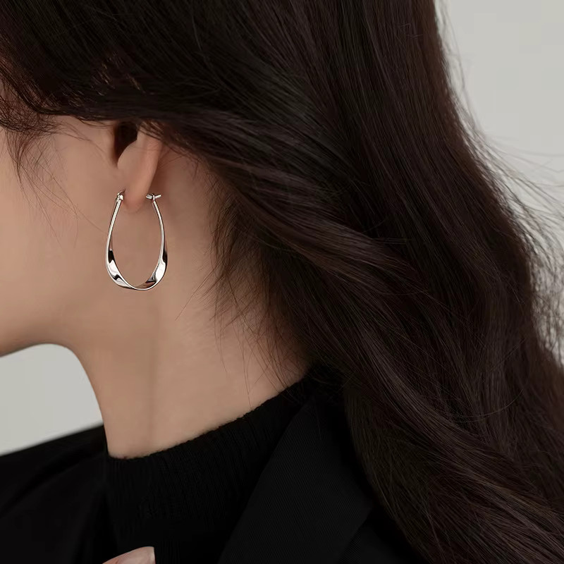 REETI Creolen, 925 Sterling Silber, geometrisch - Bild 3