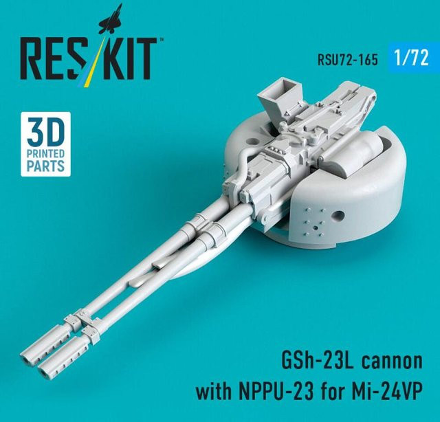 ResKit Models GSh-23L cannon with NPPU-23 for Mi-24VP, Fahrzeug, 1:72 - Bild 1