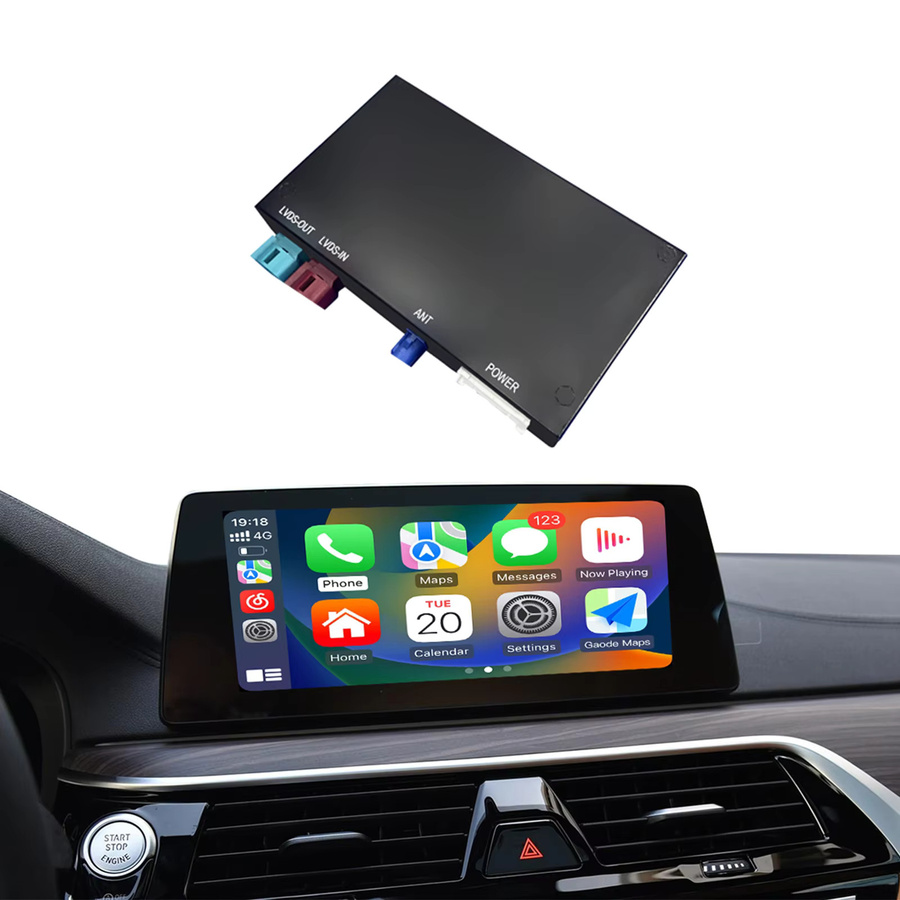 CARABC Drahtloses CarPlay und Android Auto Modul für BMW NBT 1 2 3 4 5 7 Serie, Schwarz - Bild 6