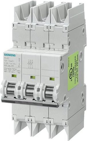 Siemens Leitungsschutzschalter 5SJ4335-7HG42, 35A, 400V, Grau - Bild 1