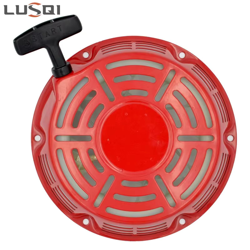 LUSQI Reversierstarter 188F für Benzin-Generatoren und Wasserpumpen, Ersatzteil für Honda 190F 192F GX340 GX390 GX610 GX620, Farbe: Rot - Bild 2